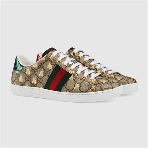 gucci supreme sneakers replica|gg supreme low top sneakers.